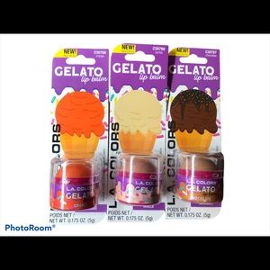 L.A Colors Gelato Lip Balm 3 pcs Set